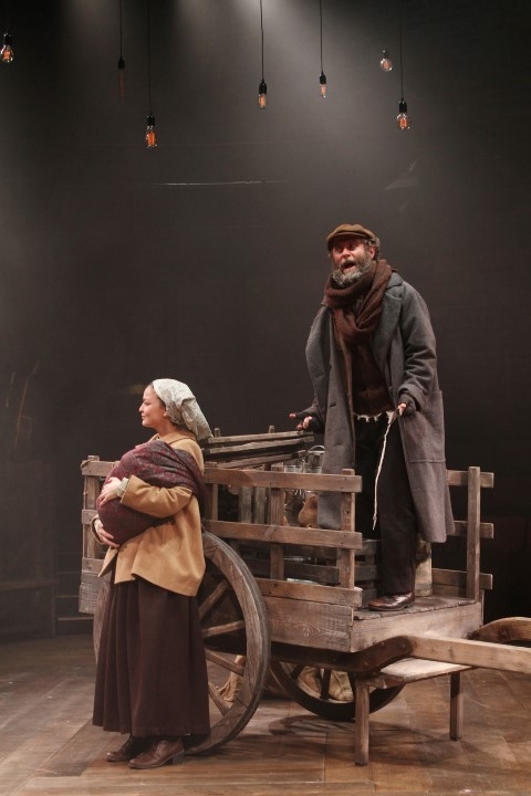 Laura Dos Santos & Patrick Brennan in Fiddler on the Roof. Photograph by Stephen Vaughan.