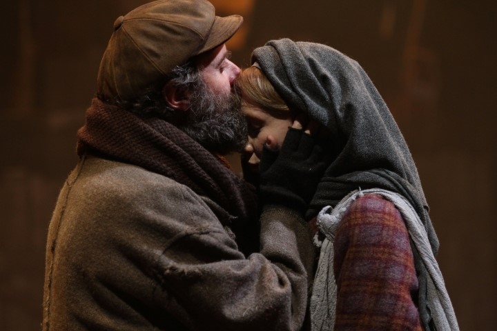 Patrick Brennan & Emily Hughes in Fiddler on the Roof. Photograph by Stephen Vaughan.
