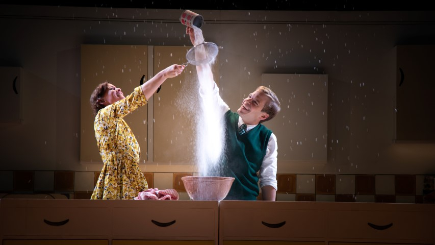 Katy Federman & Giles Cooper in Nigel Slater's Toast. Photograph by Piers Foley