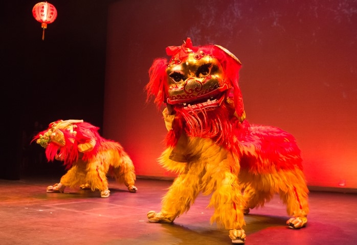 Lion Dance, Chinese New Year Spring Festival 2017 at the Playhouse.