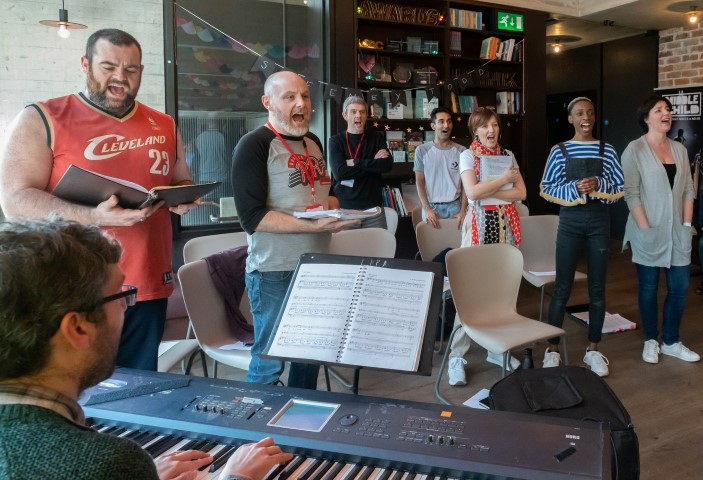 Sweeney Todd sing-along. Open House 2019 at the Everyman. Photograph by Brian Roberts.