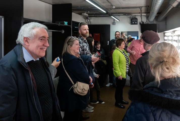 Backstage Tour. Open House 2019 at the Everyman. Photograph by Brian Roberts.