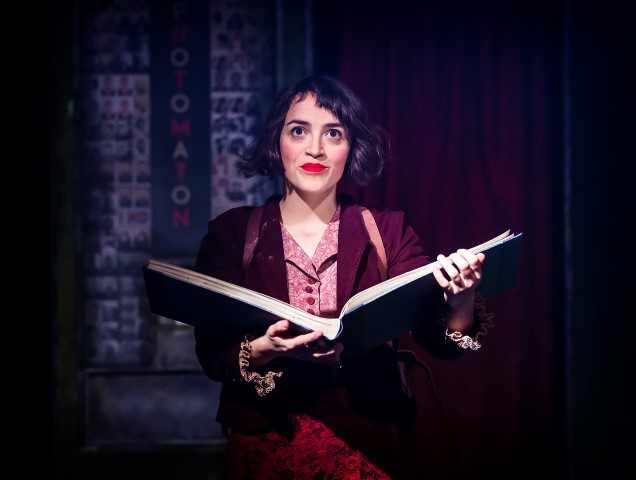 Audrey Brisson in Amelie The Musical. Photograph by Pamela Raith