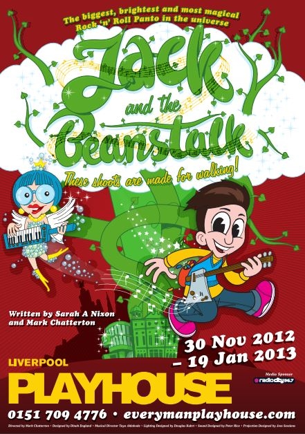 The Rock 'n' Roll panto at the Playhouse  (2012) Jack & the Beanstalk