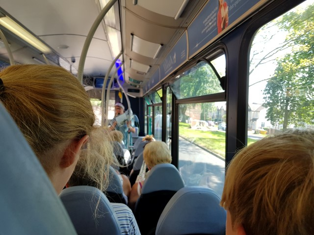Storytelling on Arriva buses for share-a-story month (2018) 