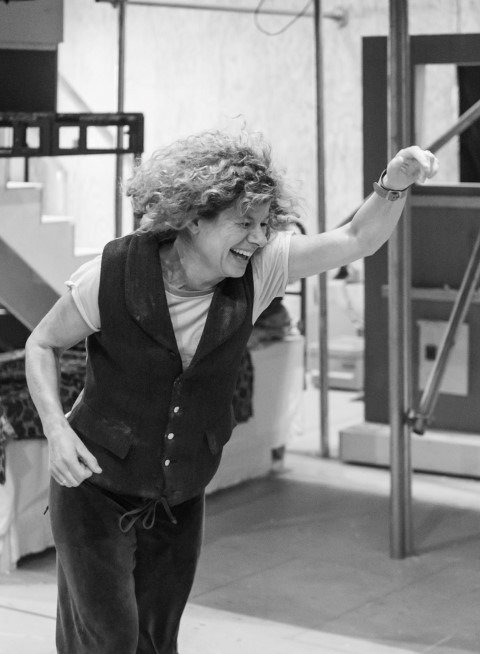 A Christmas Carol in rehearsals, Petra Massey. Photo by Brian Roberts