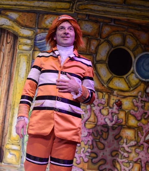 Adam Keast in The Little Mermaid. Photograph by Robert Day