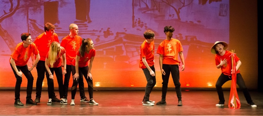 Cardinal Heenan Catholic High School performing in Chinese New Year Spring Festival 2017 at the Playhouse.