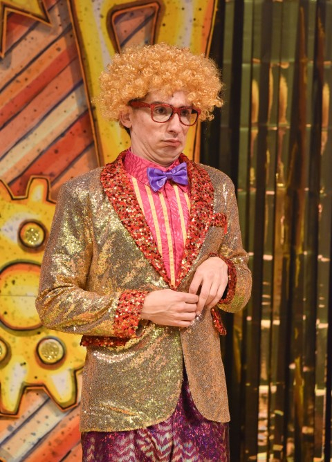 Danny Burns in The Everyman Rock 'n' Roll panto Sleeping Beauty. Photograph by Robert Day