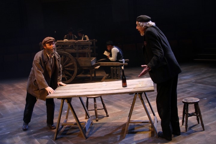 Patrick Brennan & Richard Bremmer in Fiddler on the Roof. Photograph by Stephen Vaughan.