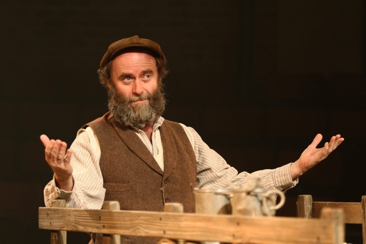 Patrick Brennan in Fiddler on the Roof. Photograph by Stephen Vaughan.