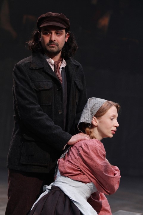  Tom Kanji & Emily Hughes in Fiddler on the Roof. Photograph by Stephen Vaughan.