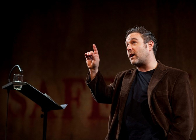 Andy Nyman in Ghost Stories, at the Playhouse 2010. Photo by Helen Maybanks