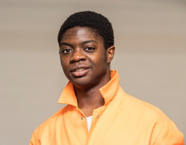 Harold Addo in rehearsals for Holes by Tracey Whitefoot