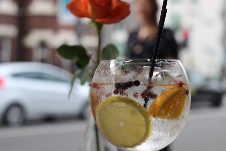 Everyman Gin, served in the Street Cafe