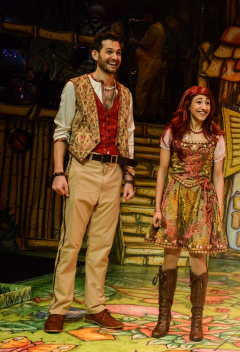 Jamie Noar & Nikita Johal in The Everyman Rock 'n' Roll panto The Snow Queen. Photograph by Robert Day.