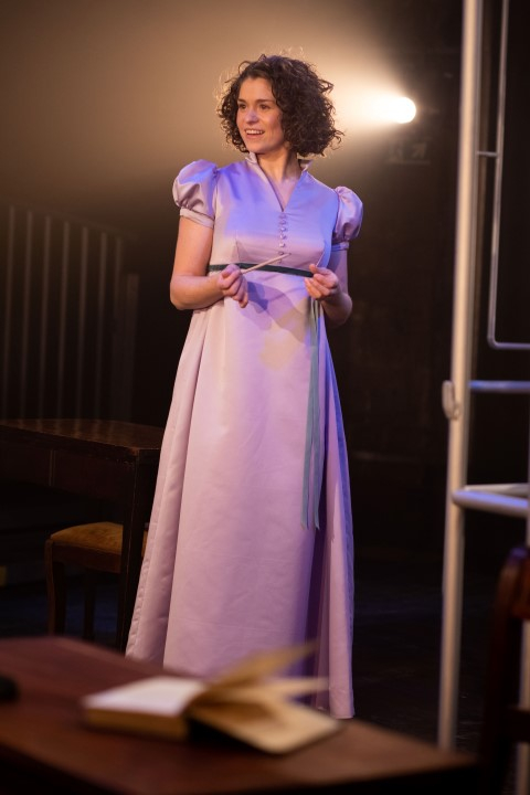 Quality Street, Jessica Baglow as Phoebe Throssel. Photo by Sam Taylor