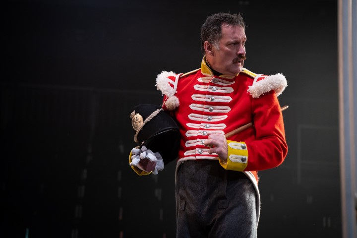 Quality Street, John Gully as Recruiting Sergeant. Photo by Sam Taylor
