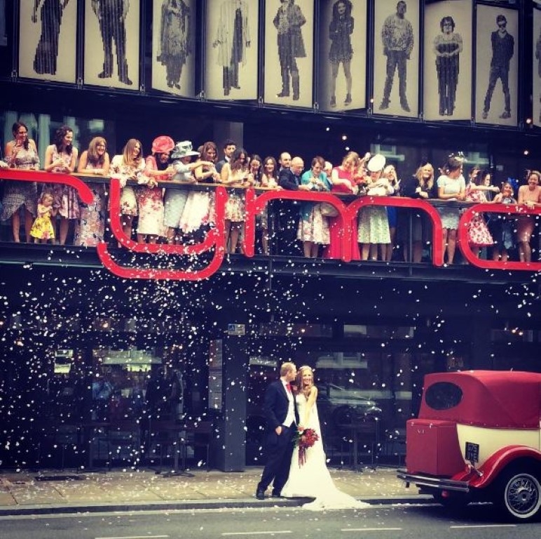 Our Balcony is the ideal backdrop to the Bride & Groom’s arrival
