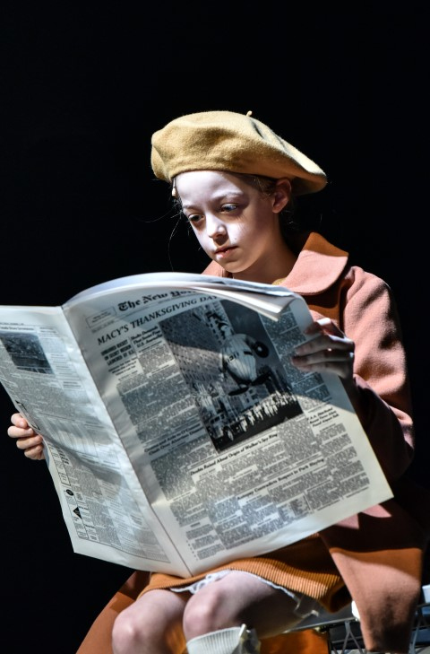 Maddison Thew as Susan Walker, Miracle on 34th Street. Photograph by Robert Day