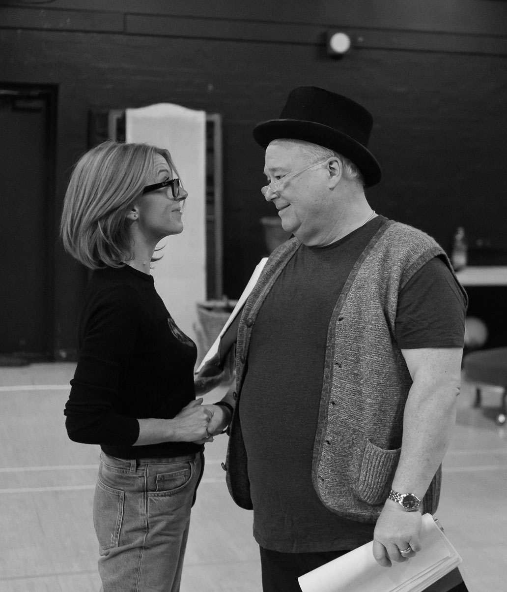 Michelle Butterly & Michael Starke. The Star in rehearsal. Photograph by Brian Roberts.