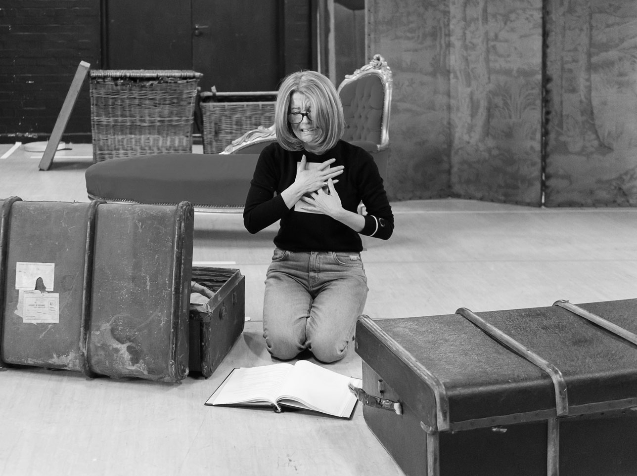 Michelle Butterly. The Star in rehearsal. Photograph by Brian Roberts.