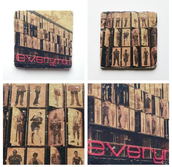 Neal's travertine magnets (£3) & coasters (£6), available at the Everyman Box Office 