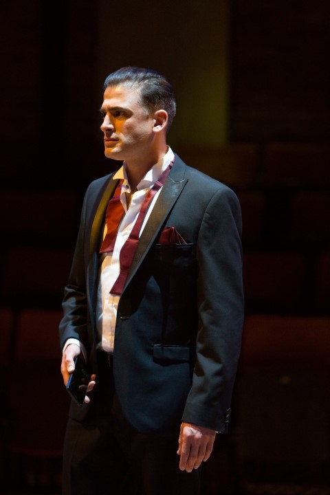 Marc Elliott as Roderigo in Othello. Photograph by Jonathan Keenan.
