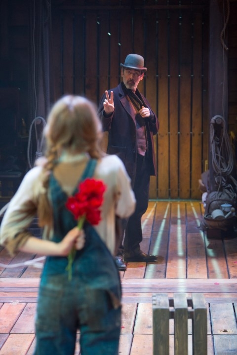 Emily Hughes and Paul Duckworth in Paint Your Wagon. Photograph by Jonathan Keenan.