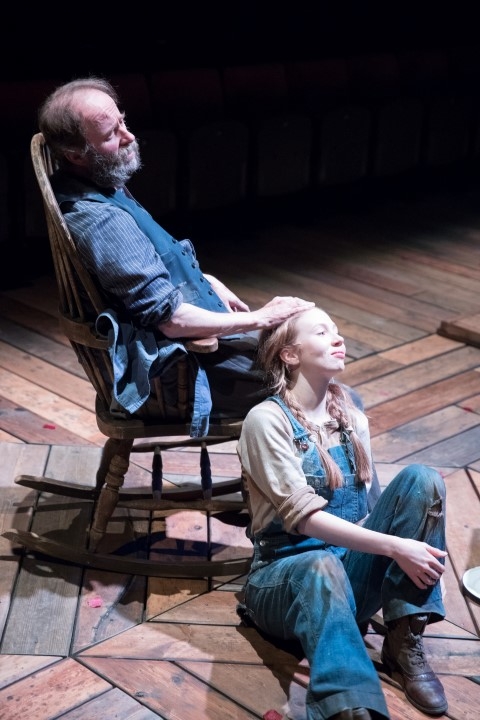 Patrick Brennan and Emily Hughes as Ben and Jennifer Rumson in Paint Your Wagon. Photograph by Jonathan Keenan.