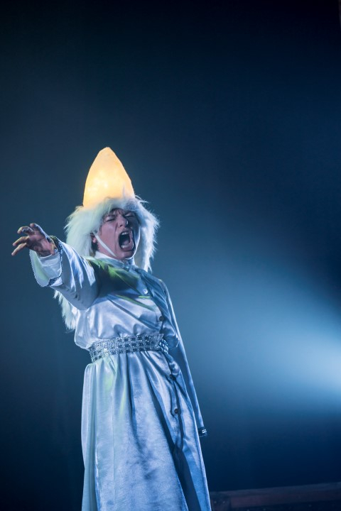 Petra Massey in Spymonkey's A Christmas Carol. Photograph by Johan Persson