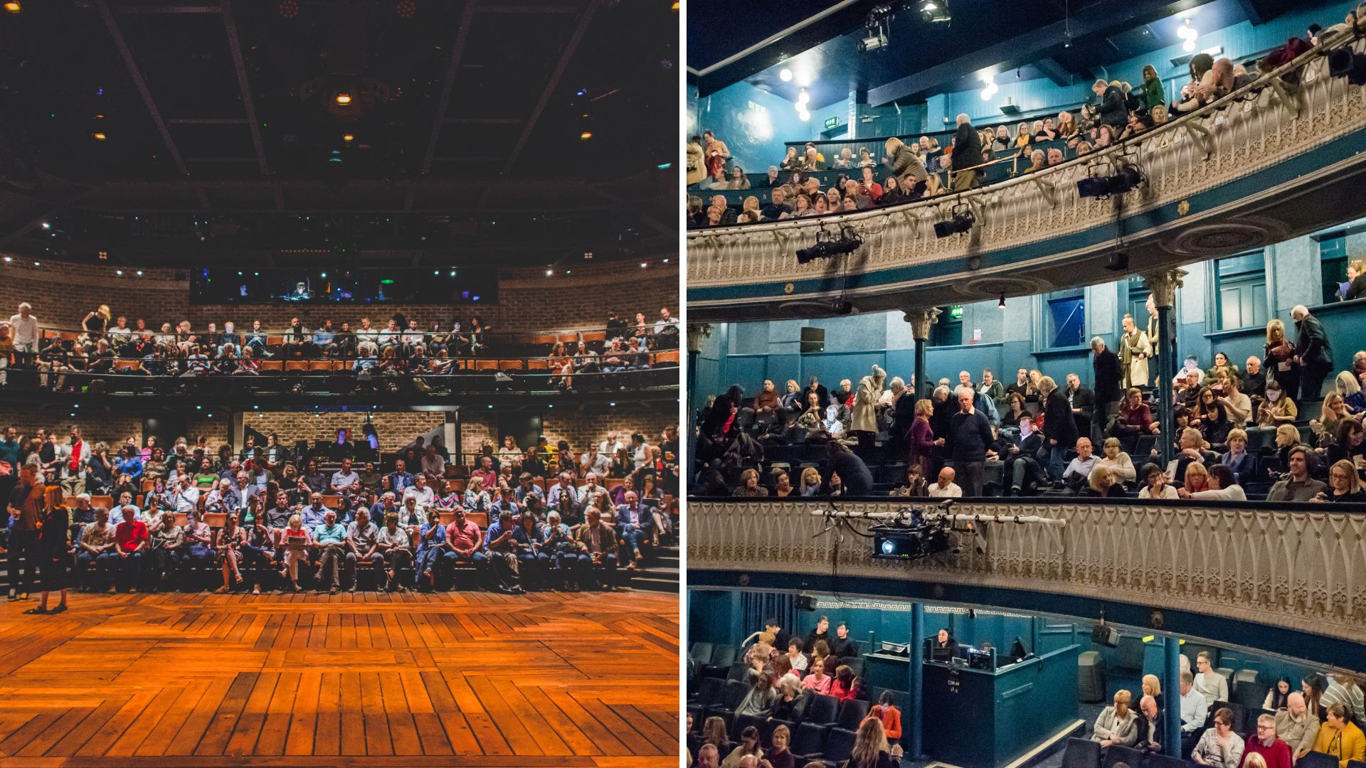 Photographs of inside the auditorium of the Everyman and Playhouse by Emma Hillier