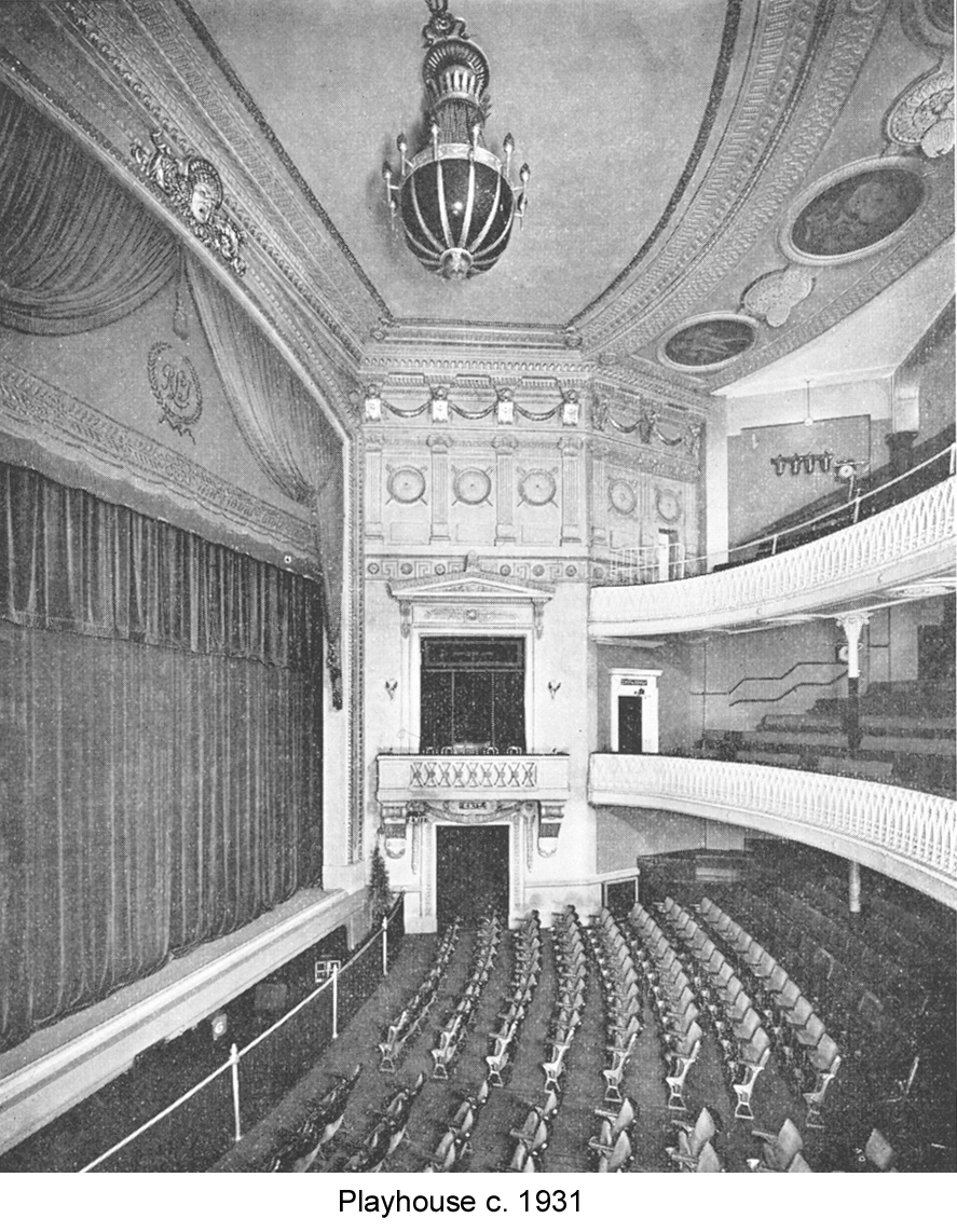 Playhouse auditorium 1931