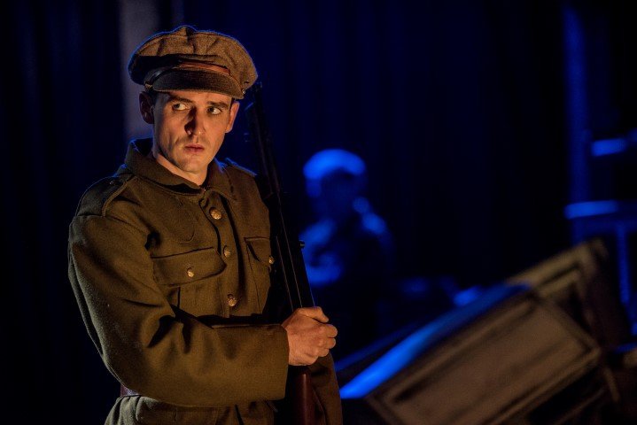 Robbie O'Neill as William in To Have To Shoot Irishmen. Photograph by Mike Massaro.