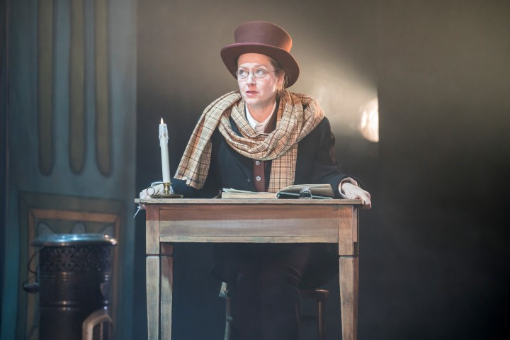 Sophie Russell in Spymonkey's A Christmas Carol. Photograph by Johan Persson.
