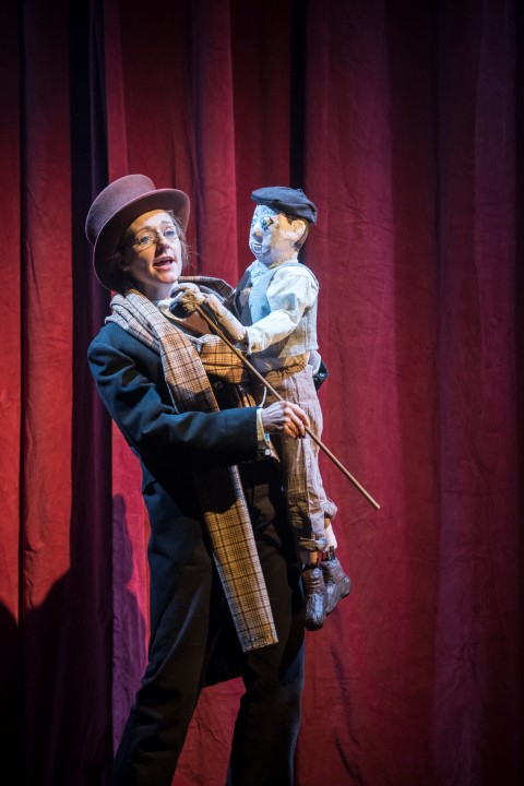Sophie Russell in Spymonkey's A Christmas Carol. Photograph by Johan Persson