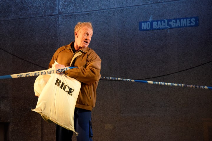 Steve Huison as Jack in They Don’t Pay? We Won’t Pay! Photograph by Nobby Clark