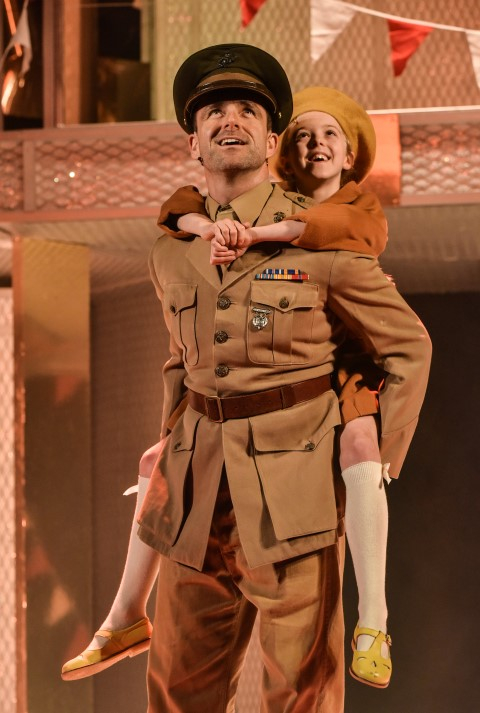 Stuart Reid & Maddison Thew,Miracle on 34th Street, Liverpool Playhouse. Photograph by Robert Day