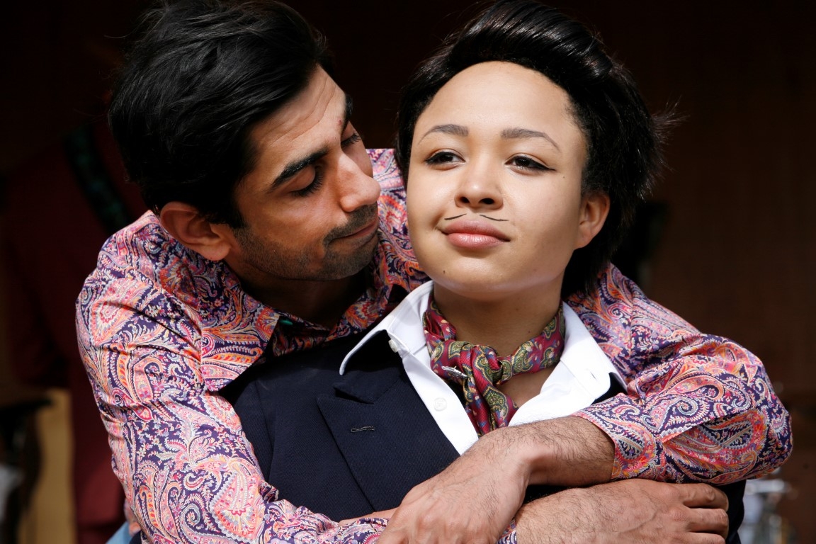 Dharmesh Pate & Amber James in The Two Gentlemen of Verona. Photograph by Gary Calton.
