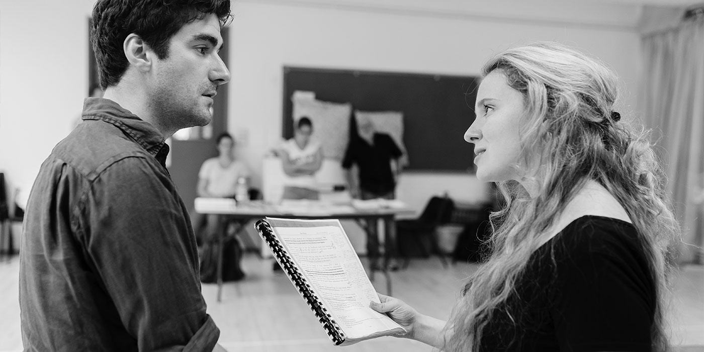 The Rivals in rehearsal. Photographs by Jack Offord.