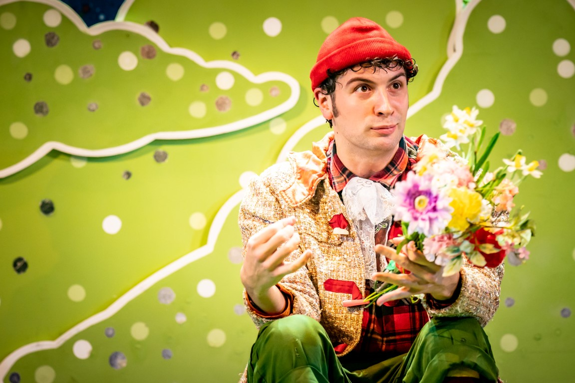 The Rock 'N' Roll panto Red Riding Hood, Keaton Guimarães-Tolley as Prince Florizel the Fortunate © Marc Brenner