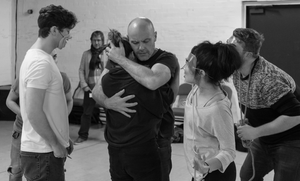 The Everyman Company. A Clockwork Orange in rehearsal. Photograph by Brian Roberts.