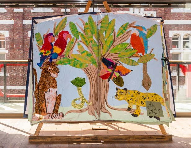 "The Coco Tree" by Holy Cross Primary School. Part of The Giant Story Book project (2017).