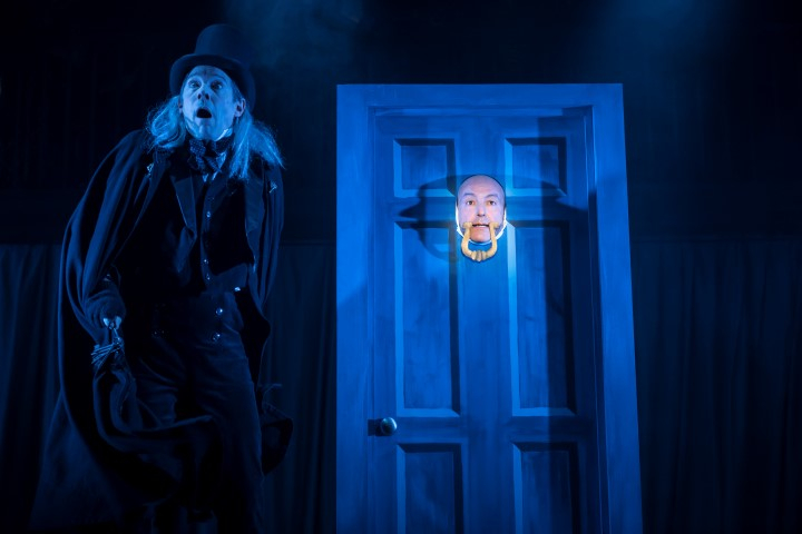 Toby Park & Aitor Basauri in Spymonkey's A Christmas Carol. Photograph by Johan Persson