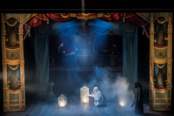 Toby Park in Spymonkey's A Christmas Carol. Photograph by Johan Persson