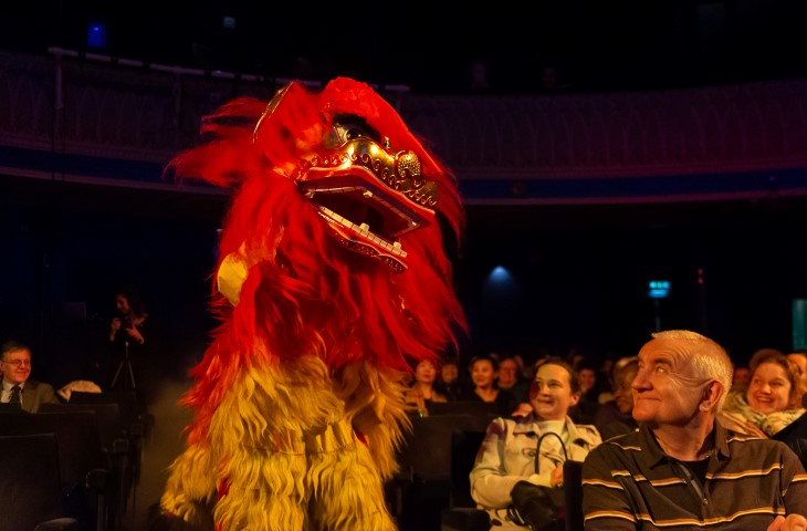 Chinese Spirit performing Lion dance, photo by Brian Roberts