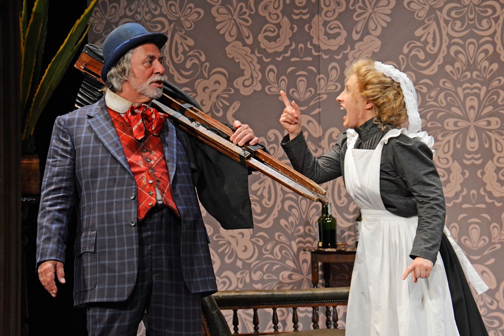 Barrie Rutter as Henry Ormonroyd & Kat Rose Martin as Ruby Birtle in When We Are Married (Northern Broadsides)