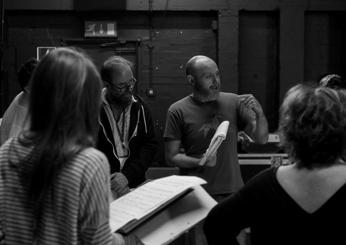 The Everyman Company. The Sum in rehearsal. Photograph by Brian Roberts.