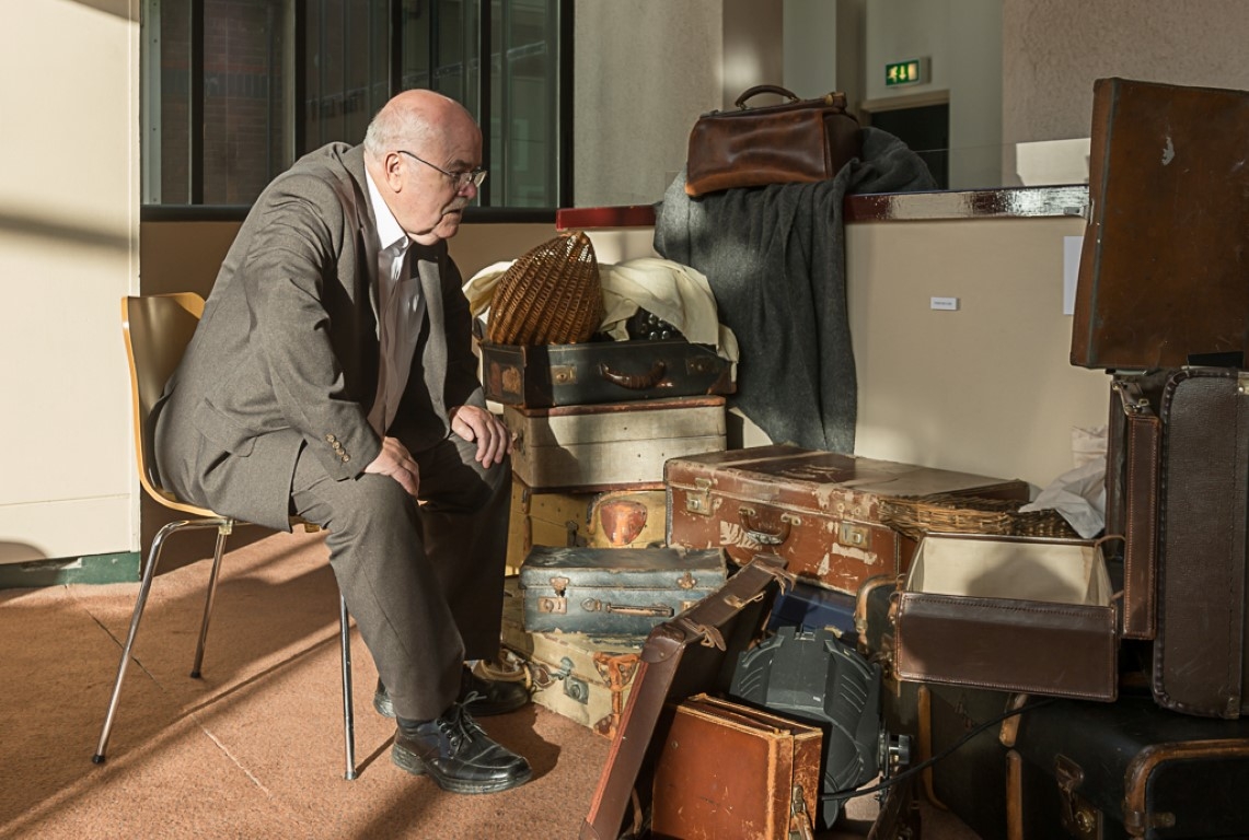 "A moment that changed my life" - The Suitcase installation at the Playhouse. Photograph by Brian Roberts.